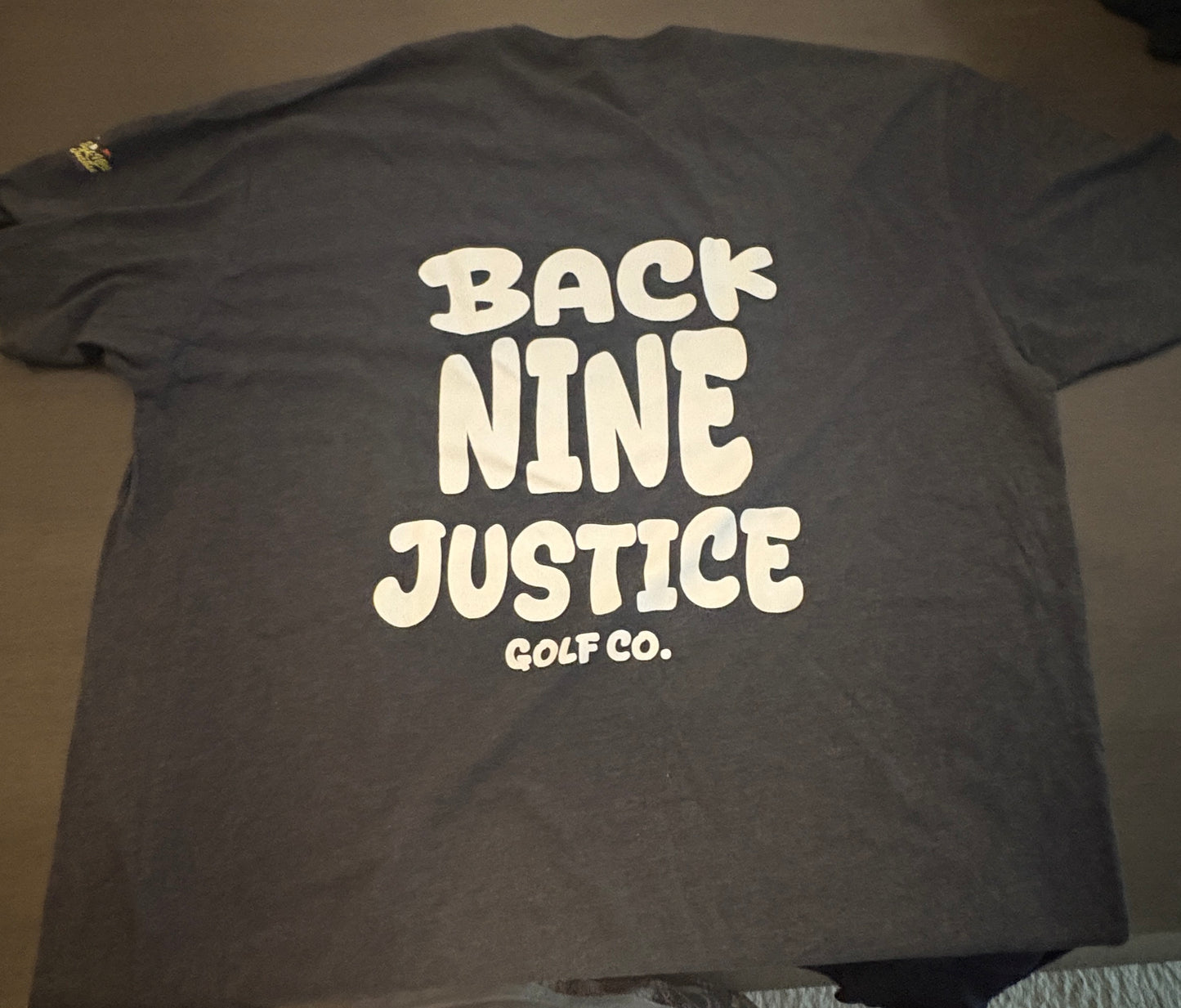 Bubble Back Nine Justice T shirt