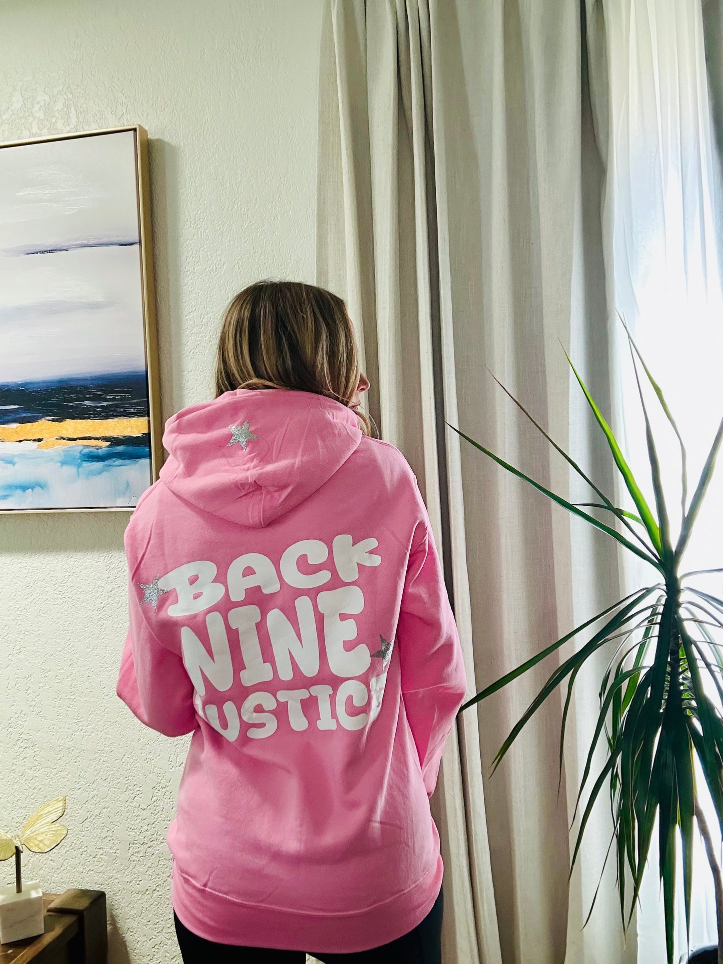 bubble print hoodie